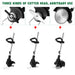 3in1 Cordless Grass Trimmer Lawn Brush Cutter Whipper