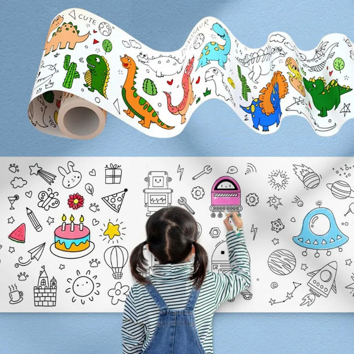 3m Children s Graffiti Scroll Non Repeating Patterns Easy