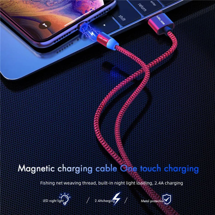 3m Magnetic Micro Usb Cable For Samsung Android Type c