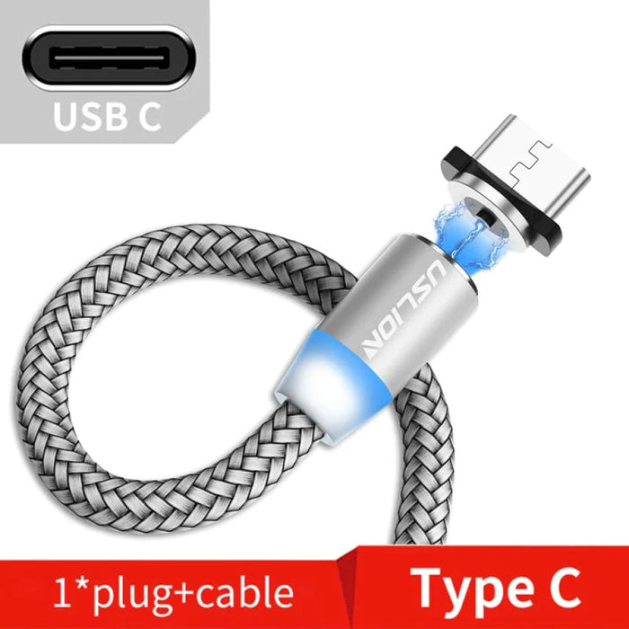 3m Magnetic Micro Usb Cable for Samsung S10 Type c Charging