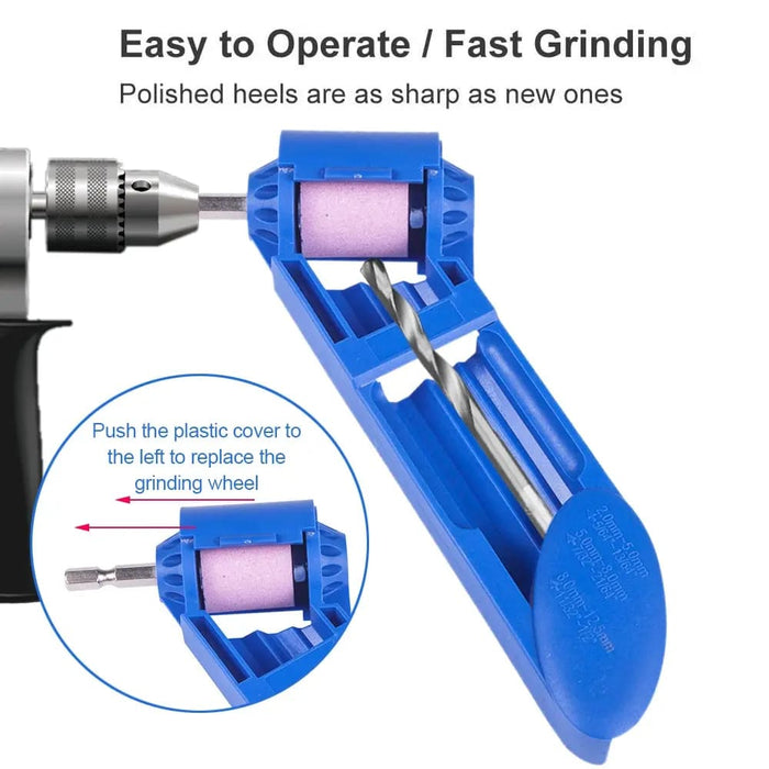 3pc 2.0 12.5mm Portable Drill Bit Sharpener