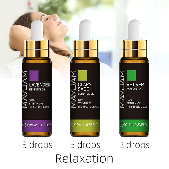 3pcs 10ml Essential Oils Set Humidifier Diffuser Oil