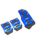 3pcs Aluminum Alloy Anti Slip Automotive Accelerator Pedal