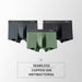 3pcs Modal Men Underwear Boxer Shorts Comfort Antibacterial