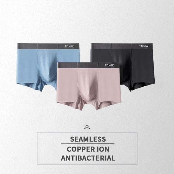 3pcs Modal Men Underwear Boxer Shorts Comfort Antibacterial