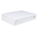 3pcs Sinigle Size 100% Bamboo Bed Sheet Set In White Colour