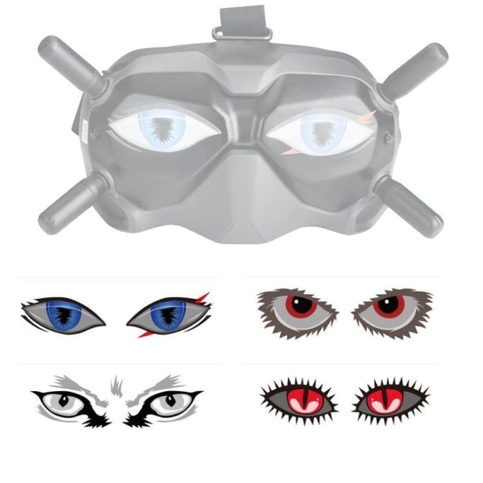 4 In 1 Eye Sticker For Dji Fpv Goggles V2 Personalized