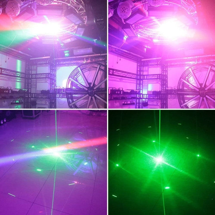 4 In 1 Dmx Rgbwy Led Moving Head Beam Point Rainbow Green