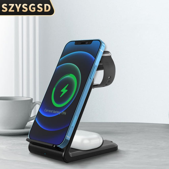 15w 4 In 1 Wireless Charging Holder Stand