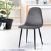 4 x Artiss Dining Chairs Dark Grey