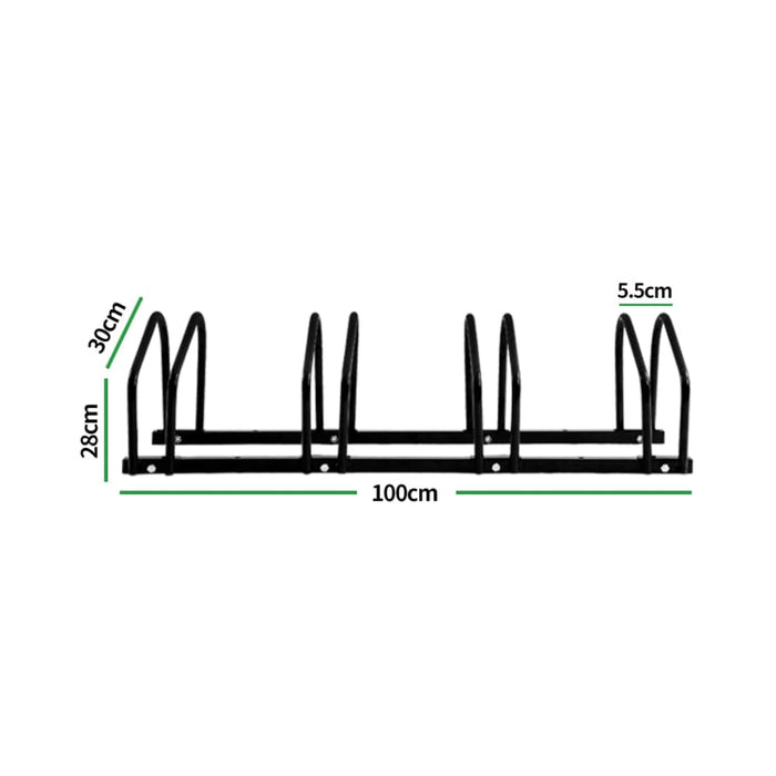 Goslash Picks 4-bikes Stand Bicycle Bike Rack Floor Parking