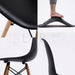 4 Set Black Retro Dining Cafe Chair Dsw Pp