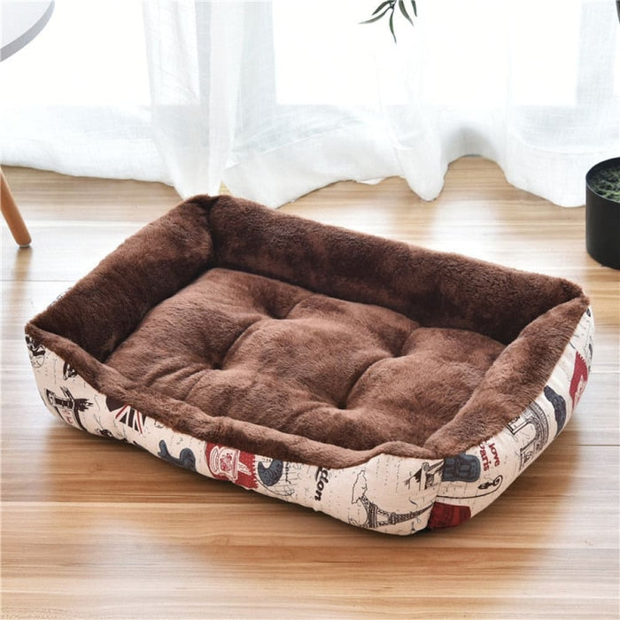 4 Colours Breathable Bite Resistant Soft Pet Sleeping Bed