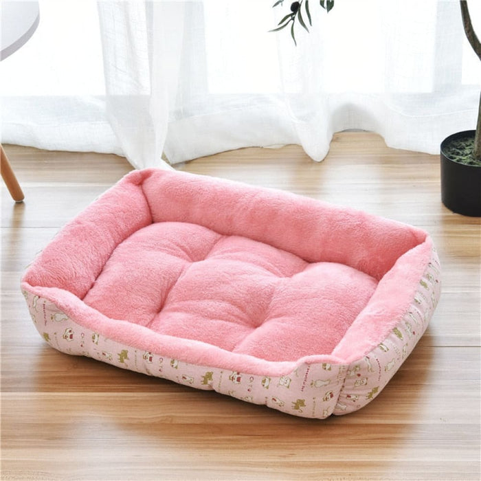 4 Colours Breathable Bite Resistant Soft Pet Sleeping Bed