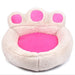 4 Colours Soft Warm Paw Shape Washable Wear Resistant Pet