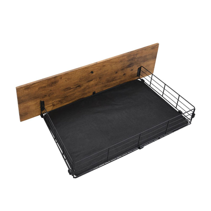 4 Double Bed Frame Storage Drawers Metal Wooden Wood Bonus