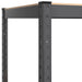 4-layer Shelves 5 Pcs Anthracite Steel And Engineered Wood