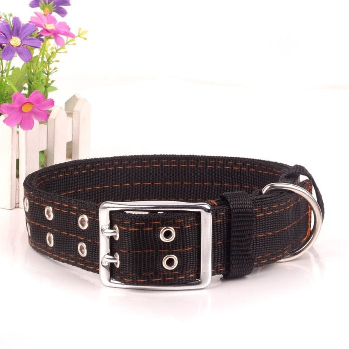 4 Layer Thicken Nylon Double Breasted Dog Collar