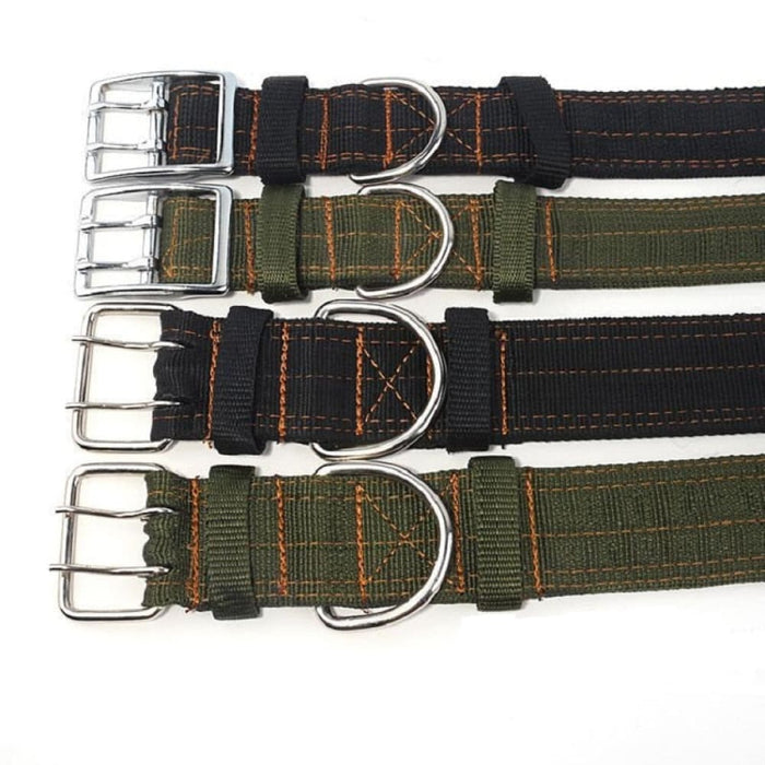 4 Layer Thicken Nylon Double Breasted Dog Collar