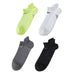 4 Pack Medium Multi Colour Seamless Sport Sneakers Socks