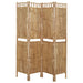 4-panel Room Divider Bamboo 160x180 Cm Taoiak