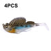 4 Piece 14g Soft Bait For Jumping Fish Defense