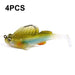 4 Piece 14g Soft Bait For Jumping Fish Defense