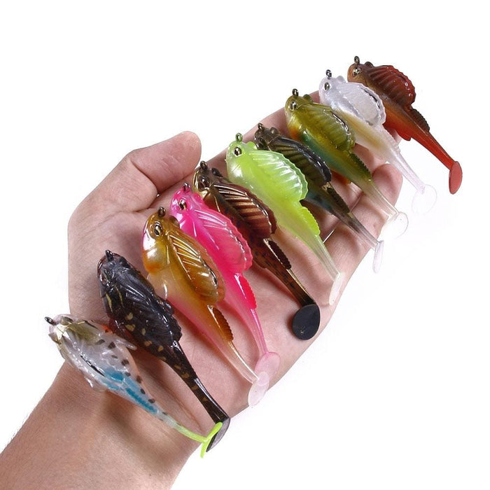 4 Piece 14g Soft Bait For Jumping Fish Defense