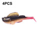 4 Piece 14g Soft Bait For Jumping Fish Defense