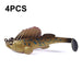 4 Piece 14g Soft Bait For Jumping Fish Defense