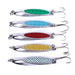 4 Piece 7cm 21g Seabass Sequin Lure Set