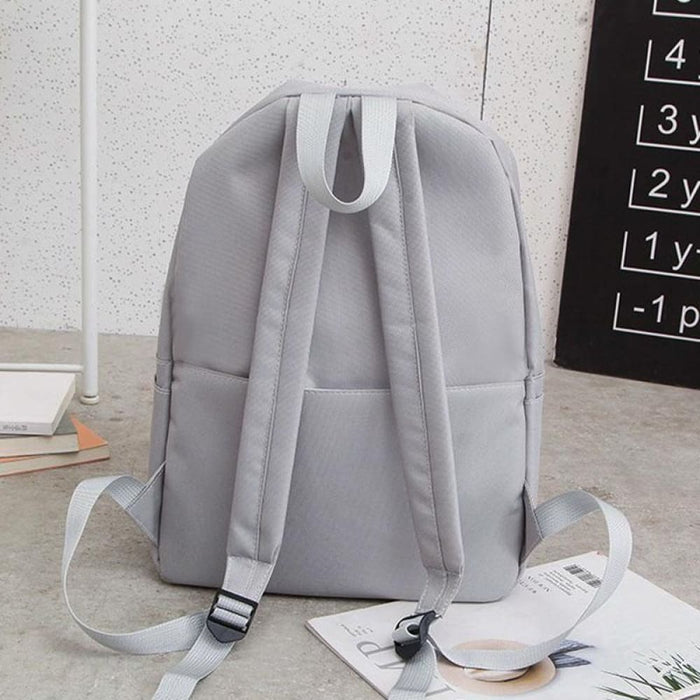 4 Piece Casual Schoolbag Set For Travel