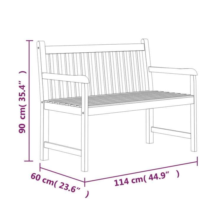 4 Piece Garden Dining Set Solid Wood Teak Topioll