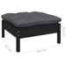 4 Piece Garden Lounge Set With Anthracite Cushions Pinewood