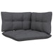 4 Piece Garden Lounge Set With Anthracite Cushions Pinewood