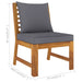 4 Piece Garden Lounge Set With Cushion Solid Acacia Wood