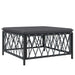 4 Piece Garden Lounge Set With Cushions Anthracite Steel