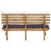 4 Piece Garden Lounge Set With Cushions Solid Wood Acacia