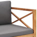 4 Piece Garden Lounge Set With Cushions Solid Wood Teak