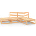 4 Piece Garden Lounge Set Solid Pinewood Tbipaia