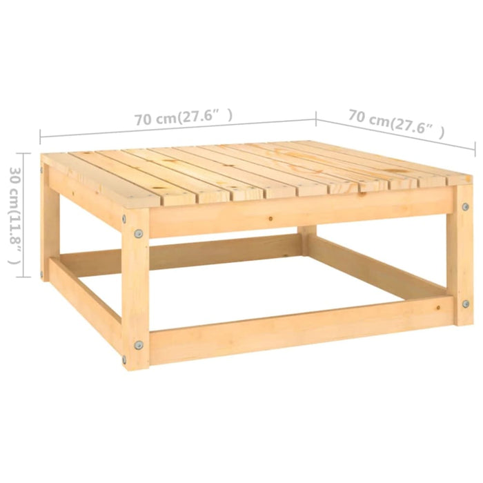 4 Piece Garden Lounge Set Solid Pinewood Tbiptxa