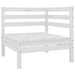 4 Piece Garden Lounge Set Solid Pinewood White Nbllon