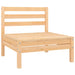 4 Piece Garden Lounge Set Solid Wood Pine Tbnxali