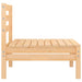 4 Piece Garden Lounge Set Solid Wood Pine Tbnxali