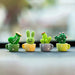 4 Piece Resin Succulent Cactus Mini Green Plants For Home