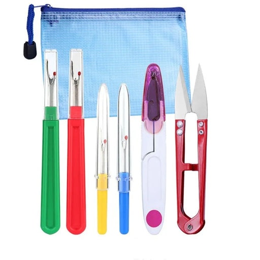 4 Piece Sewing Seam Ripper Kit With Trimming Scissor