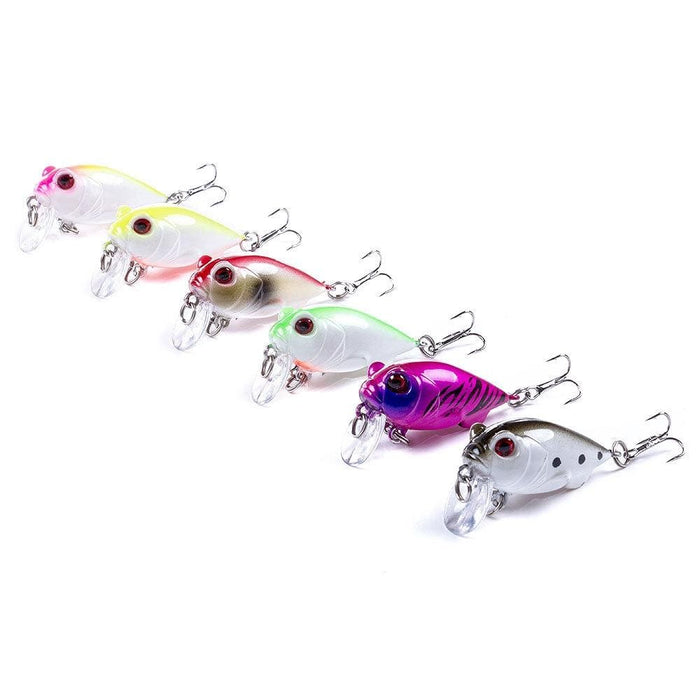 4 Piece Small Fat Lure Bait Set 4cm/5.2g