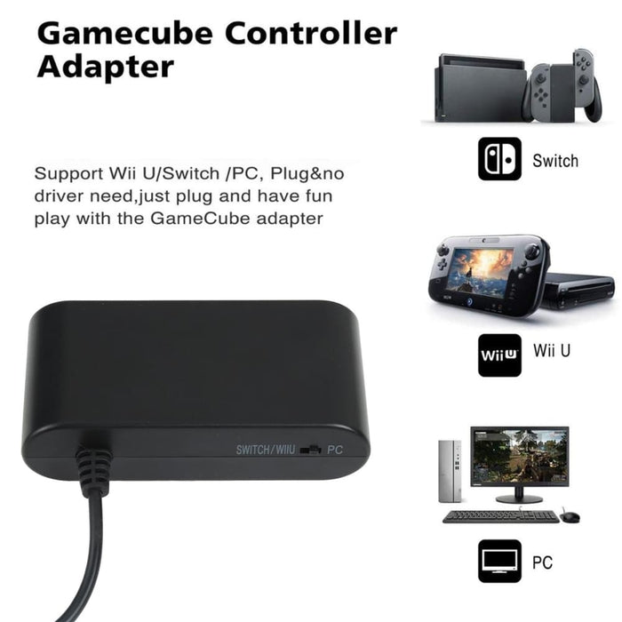 4 Port Gamecube Adapter For Wii U/pc/switch