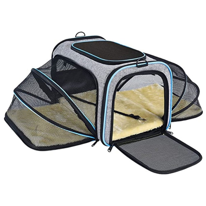 4 Sides Expandable Breathable Collapsible Pet Travel