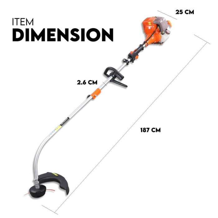 4 Stroke Curved Split Shaft Line Trimmer Garden Lawn